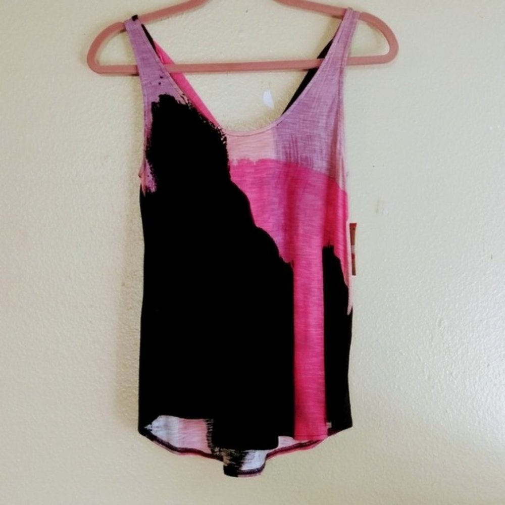 Rachel Rachel Roy Color Block Tank Cosmic Pink XS